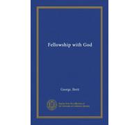 Fellowship with God