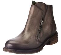 Felmini - Cooper D177 - women's double zip boot, Grey Leather - 36 EU Size
