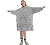 FELOVE es una Sudadera con Capucha y Mangas con un Bolsillo Grande, Que es una Manta portátil Ultra Suave y cómoda para Adultos, y Que es cálida y Tiene una Talla única.