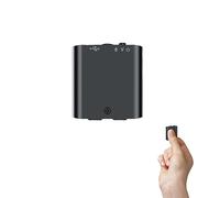 Feloyal Grabadora de Voz Mini de 16 GB Con Reproducción MP3, Imán y Activación Vocal - Recargable por USB para Reuniones, Entrevistas y Conferencias
