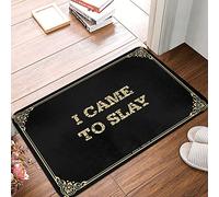 Felpa acolchada de perfil bajo con texto en inglés "I Came To Slay" (50 x 80 cm)