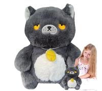 Felpa animal gato niños adolescente adulto coleccionista estudio guardería sofá cama tiempo de sueño jardín de infantes jardín de infantes cumpleaños vacaciones