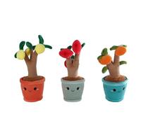 Felpa árbol frutal juguete de peluche planta 28cm colorido