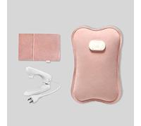 Felpa Botellas De Agua Caliente, Botella De Agua Caliente A Prueba De Fugas Y Duradera,Reutilizable Para Aliviar El Dolor Cama Caliente,350W (Color : A)