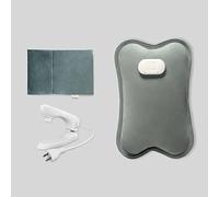 Felpa Botellas De Agua Caliente, Botella De Agua Caliente A Prueba De Fugas Y Duradera,Reutilizable Para Aliviar El Dolor Cama Caliente,350W (Color : C)