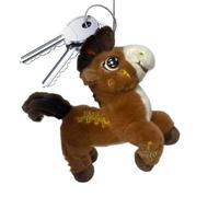 Felpa Caballo Che - Mascota China Llavero Colgante Encanto | Llavero De Animales De Peluhe Augurio | Para Bolso De Mano, Bolso De Mano, Bolso, Regalo De Fiesta De Cumpleaños