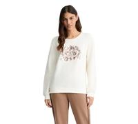 Felpa donna Liu Jo white milk/ animalier ES25LJ89 TA5168 FS090 M9142 S
