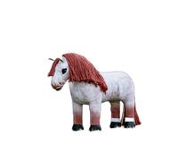 LeMieux Toy Pony Poppy - Pony Strawberry Roan Pony - Incluye alfombra de la marca azul marino con asa - Adecuado para mayores de 3 años