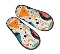 Felpa Pantuflas Resumen De Matemáticas Y Química Geométrica Mullidas Zapatillas De Cabaña Portátil Zapatos Para Otoño Mujer Hombre L
