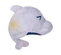 Felpa para chupete para dormir para bebés, animal de peluche de delfín de, juguete sensorial de música y luz con brillo suave, muñeca de tela suave para dormir, comodidad interactiva a la hor