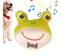 Felpa para mascotas en movimiento activo - Pelota de peluche electrónica para perro, juguete interactivo para perros, juguete de bola chirriante con música para hablar de perro, juguete lavable de cer