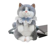 Felpa Tema de Gato para Mujeres - Peluche Ken - Bolso De Hombro De Peluche - Para Mujeres Niñas Madres Estudiantes Profesionales Viajeros Diarios Viajar Cafetería Viajes Campus Winke