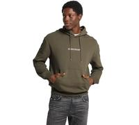 FELPA Uomo GUESS JEANS M5RQ38 KCPR1 EMBRO SWT HD G8EV OLIVE GREEN