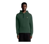 FELPA Uomo LYLE & SCOTT 1874 ML1139V BRUSHED BACK HOODIE W486 DARK GREEN