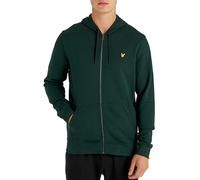 FELPA Uomo LYLE & SCOTT 1874 ML420VOG ZIP THTOUGHT W486 DARK GREEN
