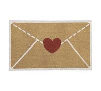 Felpudo Al Aire Libre De San Valentín,Alfombra De Entrada Antideslizante Con Forma De Corazón Sobre, Alfombra Resistente Al Desgaste - Para Porche Exterior Entrada Interior Garaje Balcón Decoración