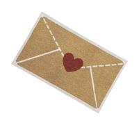 Felpudo Al Aire Libre San Valentín Alfombra De Piso Corazón Sobre | Alfombra para fiestas para exteriores interiores puerta de entrada garaje entrada balcón suelo fiestas decoración