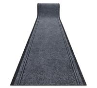Felpudo Alfombra de pasillo con refuerzo de goma MÁLAGA gris 2107 80 cm 80x400 cm