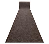 Felpudo Alfombra de pasillo con refuerzo de goma MÁLAGA marrón 7058 100 cm 100x380 cm