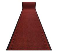 Felpudo Alfombra de pasillo con refuerzo de goma MÁLAGA rojo 3066 100 cm 100x100 cm