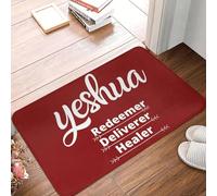 Felpudo Antideslizante con Texto en inglés Jesus Yeshua All In All para Cocina Entrada hogar baño Sala de Estar