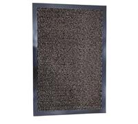 Felpudo Antideslizante Entrada Casa Interior y Exterior 40x60 cm Marrón | Retiene barro y humedad del calzado | Resiste el sol y las inclemencias | Se sacude, aspira o lava con agua | No se deforma
