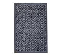 Felpudo Antideslizante Entrada Casa Interior y Exterior 90x120 cm Plata | Retiene barro y humedad del calzado | Resiste el sol y las inclemencias | Se sacude, aspira o lava con agua | No se deforma