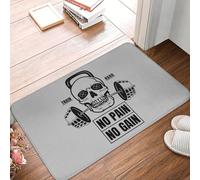Felpudo Antideslizante Sin Dolor no Hay Ganancia para baño Cocina jardín Puerta de Garaje Suelo entrada-24x36 Inch