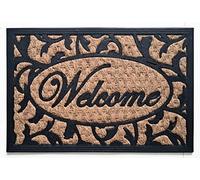 Felpudo Art Spider de fibra de coco con estampados imaginativos para exterior e interior (Rectangular welcome 3)