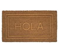 FELPUDO COCO PRENSADO RELIEVE HOLA 40X70CM