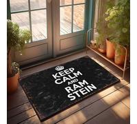 Felpudo con texto en inglés «Keep Calm And Ramstein: A Unique Musical Homenaje» (40 x 60 cm)