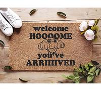 Felpudo con texto en inglés "Welcome Home You've Arrived", regalos para él, decoración del hogar, 24 x 16 pulgadas