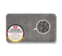 Felpudo de algodón Lavable - Felpudo Absorbente Entra - Felpudo Antideslizante - (75 x 130 cm - Antracita)