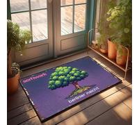 Felpudo de bienvenida Fall Berlin'S Night: A Serene Tree Tale Felpudo de bienvenida para interiores para puerta delantera (65 x 90 cm)