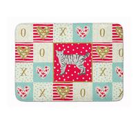 Felpudo de espuma viscoel?stica lavable a m?quina ""Caroline's Treasures Highlander Lynx #2 Cat Love"", multicolor