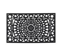 Felpudo de goma tapete decorativo doormat elegante 2,2 kg 45 x 75 cm rectangular