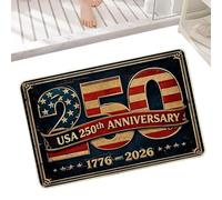 Felpudo de la exterior,Alfombra de bienvenida antideslizante, resistente a la decoloración con tema 250º - 80,01 x 50,04 cm Felpudo Interior - Para cocina, salón, hogar, garaje, sótano, aparta