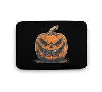 Felpudo El Malvado Rey Calabaza De Halloween Alfombra Entrada Cómoda Felpudo Entrada Resistente Alfombra Baño para Puerta Ducha Oficina 40X60Cm