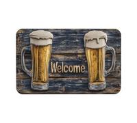 Felpudo Entrada Bienvenido Al Beer Club Ecológico Dormitorio Alfombra Absorbente Antideslizante Baños Alfombra Antideslizante 40X60Cm