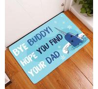 Felpudo Entrada casa Adiós Amigo, espero Que encuentres a tu papá. Felpudo Decorativo.