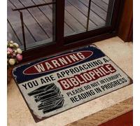 Felpudo Entrada casa Advertencia de Lectura: Estás a Punto de Descubrir un Felpudo para bibliófilos, Ideal para Interiores y Exteriores.