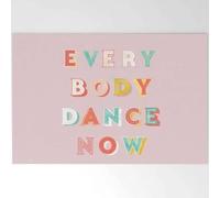 Felpudo Entrada casa Alfombra de Bienvenida. ¡Que Todos bailen Ahora! - Tipografía Brillante