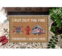 Felpudo Entrada casa Apagué el Fuego, por lo Tanto no Estoy aquí (Felpudo).