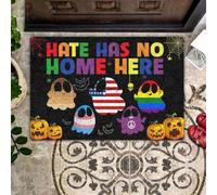 Felpudo Entrada casa Aquí no Hay Lugar para el Odio - Felpudo Fantasma
