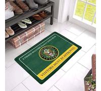 Felpudo Entrada casa Aquí Vive una Orgullosa Familia de Profesionales de Salud pública del Ejército de EE. UU. Se Requiere autorización para visitar.