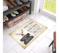 Felpudo Entrada casa Aquí Viven Perros Locos - Felpudo de Chihuahua Travieso