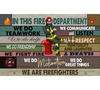 Felpudo Entrada Casa Atrapar Suciedad Alfombra De Baño En Este Cuerpo De Bomberos Hacemos Amistad Somos Bomberos Suave Alfombra Ducha para Pasillo Tienda Dormitorio 40X60Cm