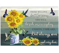 Felpudo Entrada Casa Atrapar Suciedad Felpudo Entrada Casa Póster Los Que Amamos No Se Van, Caminan A Nuestro Lado Duradero Alfombra De Baño para Puerta Tienda Interior 40X60Cm