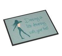 Felpudo Entrada casa Bailar es como soñar 2 Tapete para Interior o Exterior
