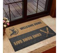 Felpudo Entrada casa Bienvenido a casa - Felpudo de Caza de Ciervos: regresa a casa Sano y Salvo